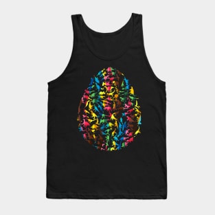 Colourful Dinosaur Egg Tank Top